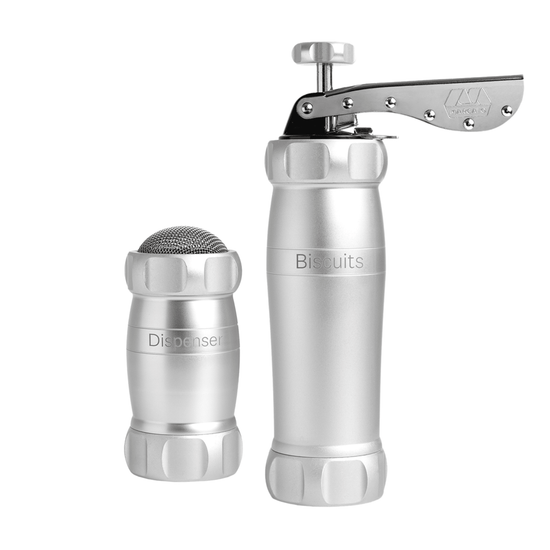 Cookie Press Set Cookie Set Marcato USA Silver