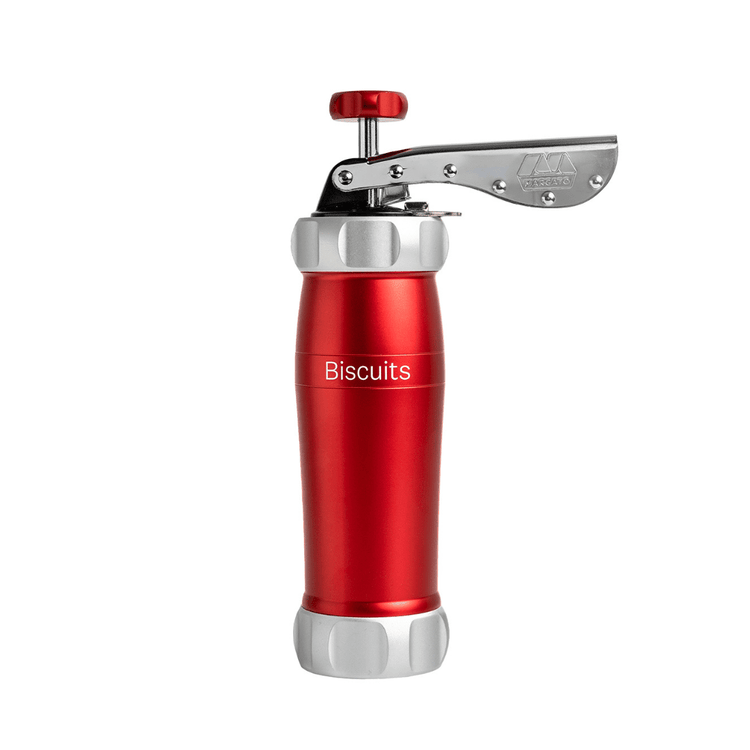Biscuit "Cookie" Press (Design Line) Cookie Press Marcato USA Red