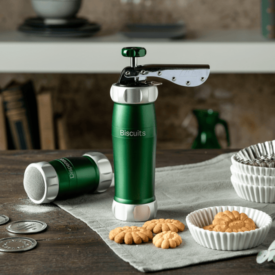 Biscuit "Cookie" Press (Design Line) Cookie Press Marcato USA Green