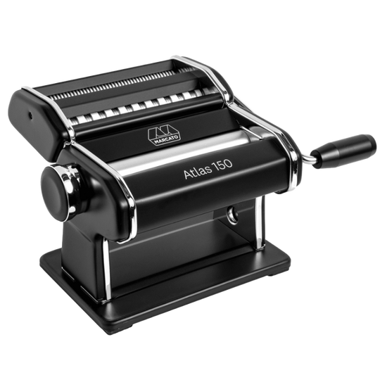 Atlas 150 Pasta Machine (Design line) Pasta Machine Marcato USA Black