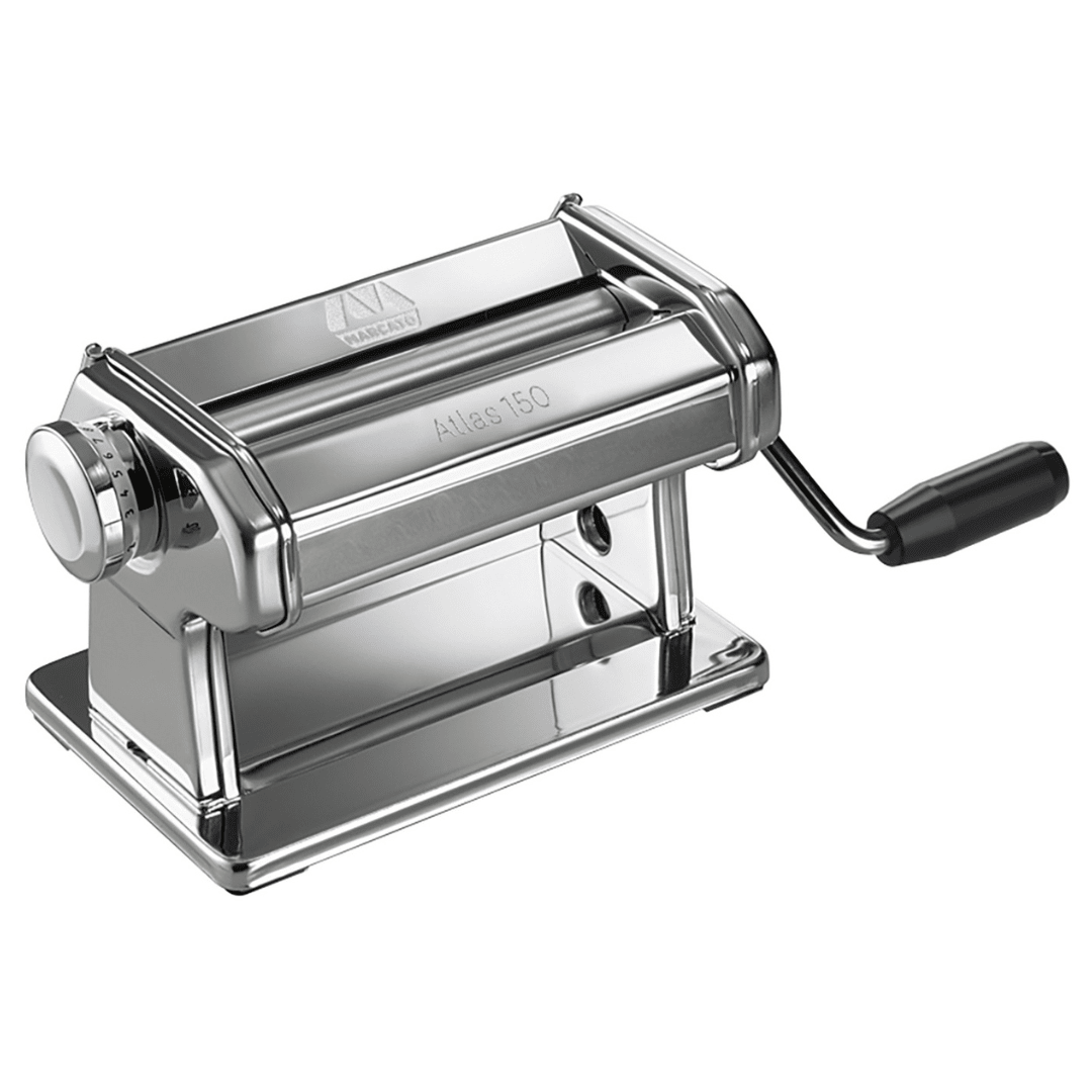 Marcato 8340 Atlas 150 Pasta Dough & Roller, Silver