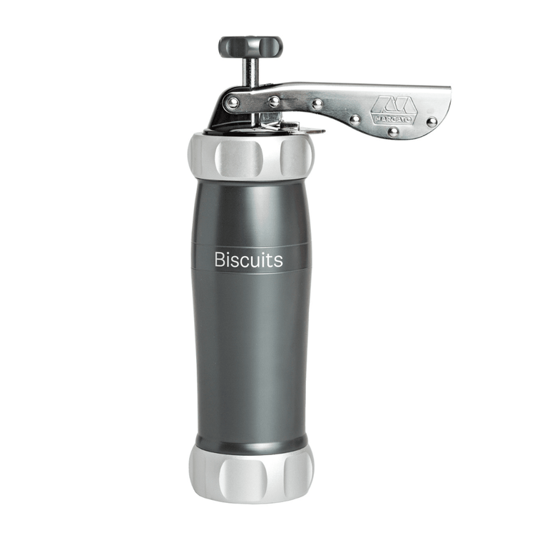 Biscuit "Cookie" Press (Design Line) Cookie Press Marcato USA Powder Grey