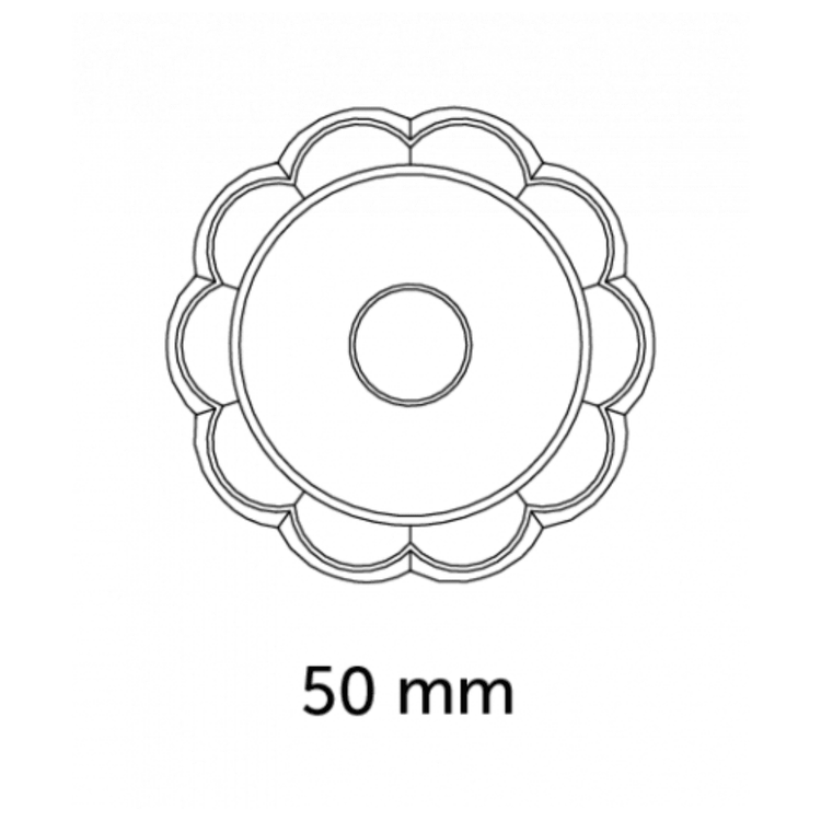 Flower Ravioli Stamp (Heritage line) Ravioli Stamp Marcato USA