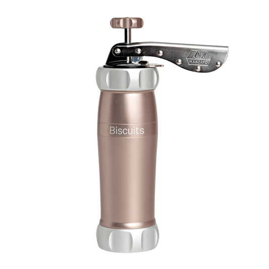 Biscuit "Cookie" Press (Design Line) Cookie Press Marcato USA Powder Pink